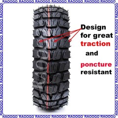 255×80 Tire &Tube fit 80/65-6 10×3 Varla Nanrobat d6+ Mantis pro Electric Scoote