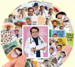 25 Piece Mix Lot 2” Dr. Now (600 Pound Life) Stickers, Mix, Decals FREE SHIPPING