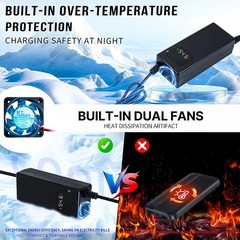 54.6V 2A Lithium Battery Charger for tuttio soleil01 48V 21AH Lithium Battery…