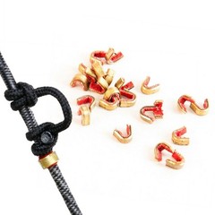 Outdoor Archery String Nocking Points Brass Nock Buckle Clips Bow String Protect