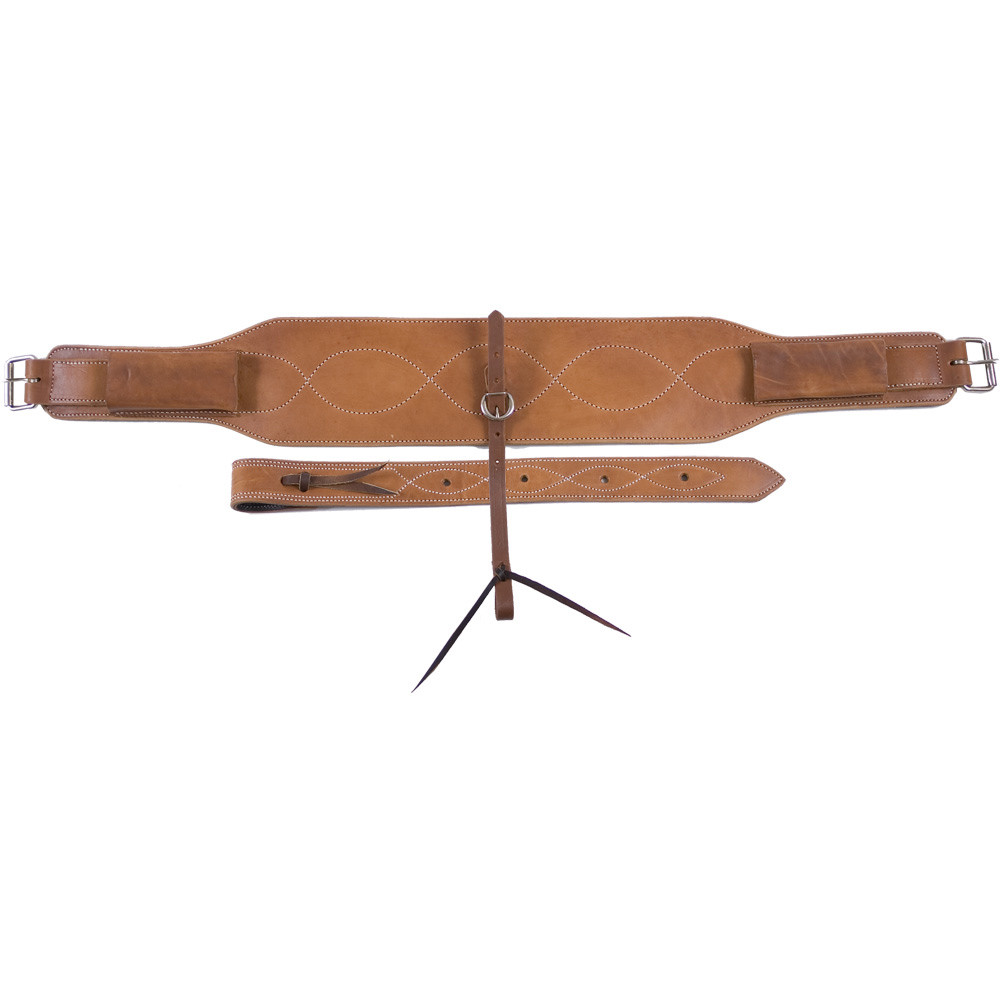 Western Natural Leather 5.0″ Wide x 36.0″ Long Girth With off Billets