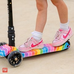 Big Fold | Three Wheel Scooter for Children Ages 5-10 Years | LED Wheels with…