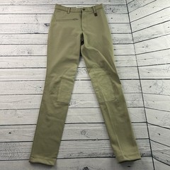 Devon Aire Elite USPC Horse Riding Breeches Women’s 24 Long Khaki Beige