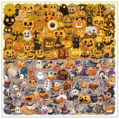 200Pcs Halloween Stickers Decals Pack – Party Favors Supplies Games Gifts Crafts