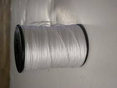 Brownell #4 Nylon Peep Nock Serving Thread White