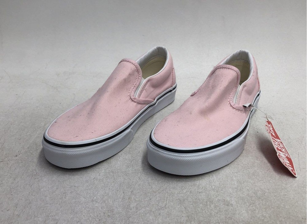 Vans Classic Slip-On Pink Canvas Women’s Sneakers Size 7