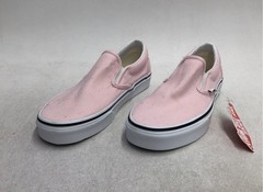 Vans Classic Slip-On Pink Canvas Women’s Sneakers Size 7