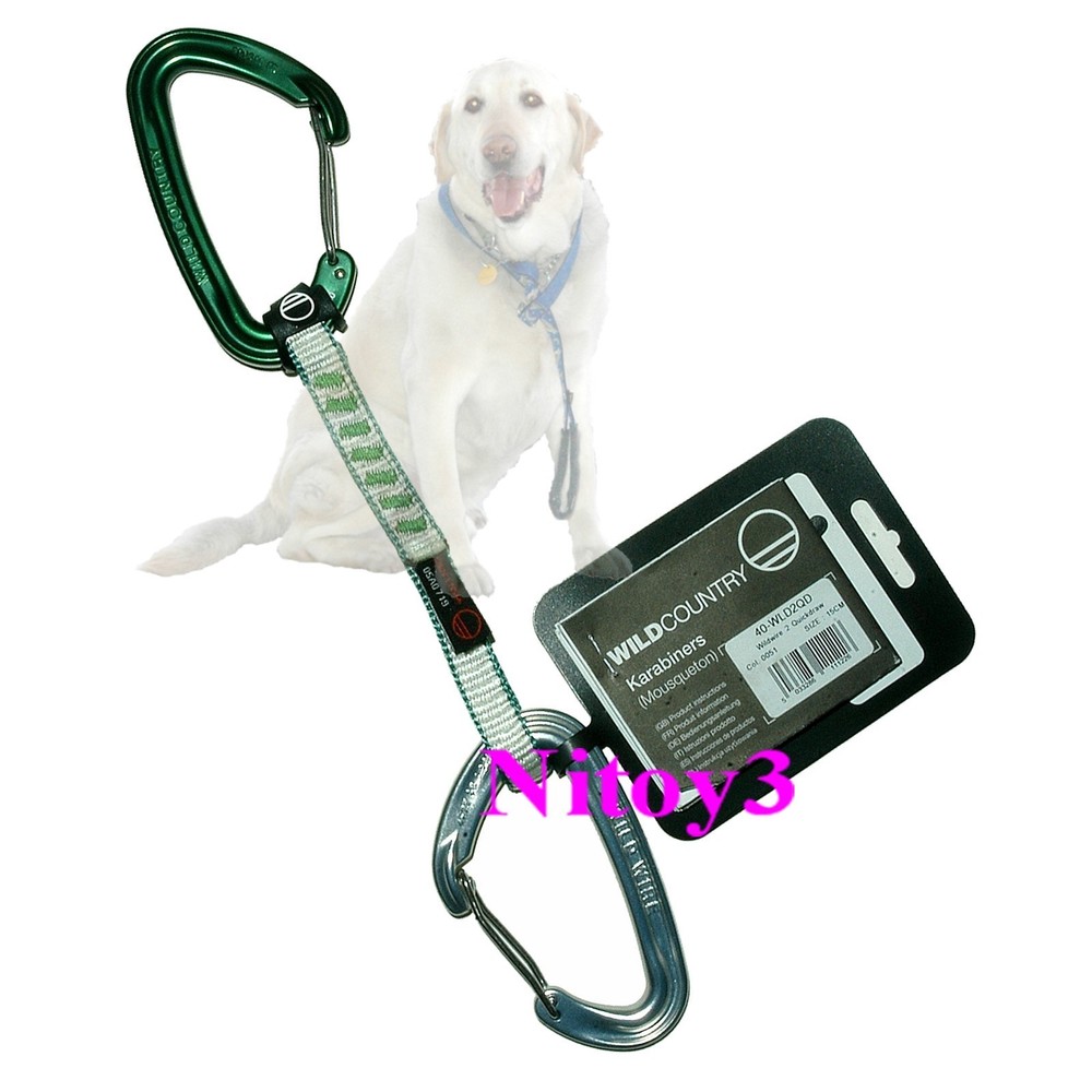 Wild Country Wildwire Quickdraw Carabiner w/15 cm Dyneema Sling