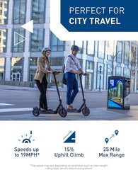 Hiboy KS4 Pro Electric Scooter 500W Motor 25 Miles Long Rang 19MPH Kick eScooter