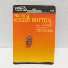 The Game Tracker Hunting Large KISSER BUTTON For 16-20 Strand Bowstrings New