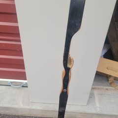 Bear Archery Black Bear Glass Powered Vintage Recurve Bow Brown 45lbs. 60in.