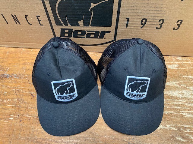 BEAR ARCHERY Authentic Hunting Hats 2-Black one size fits all !! Free Shipping !