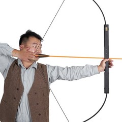 60″ Archery Foldable Bow Straight Bow Outdoor Portable Hunting Bow Right Hand US