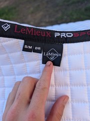 LeMieux Prosport Suede Dressage Pad White
