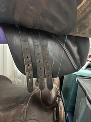 16.5” Stubben Siegfried English Saddle 31.5 Tree MW *PROJECT* Needs Knee Rolls