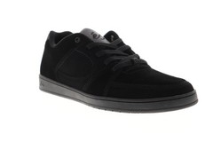 ES Accel Slim 5101000144004 Mens Black Suede Skate Inspired Sneakers Shoes