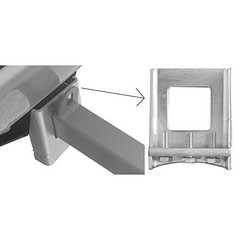 Double Motorcycle Dirt Bike Carrier 600lb Capacity Aluminum 75″ Track Length Ea