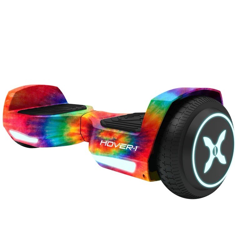Hover-1 Rebel Hoverboard 7mph 6mi Range Bluetooth LED Lights Multicolor
