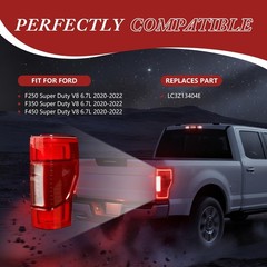 LED Right Tail Light With Blind Spot Compatible with Ford F250/F350/F450 Supe…