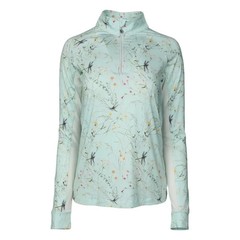 Dapplebay Dragonfly Meadow 1/4 Zip Riding Top – Long Sleeve with Mesh
