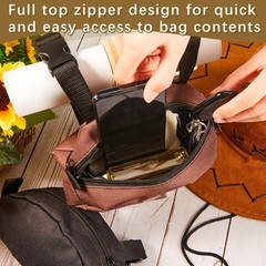 2 Pcs Pommel Pocket Saddle Bag Saddle Horn Bag Saddle Pouch for Western & End…