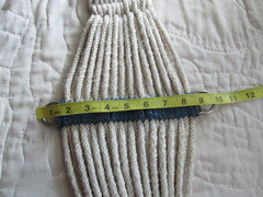 28″ WHITE CONTOURED ROPE ROPER WESTERN CINCH