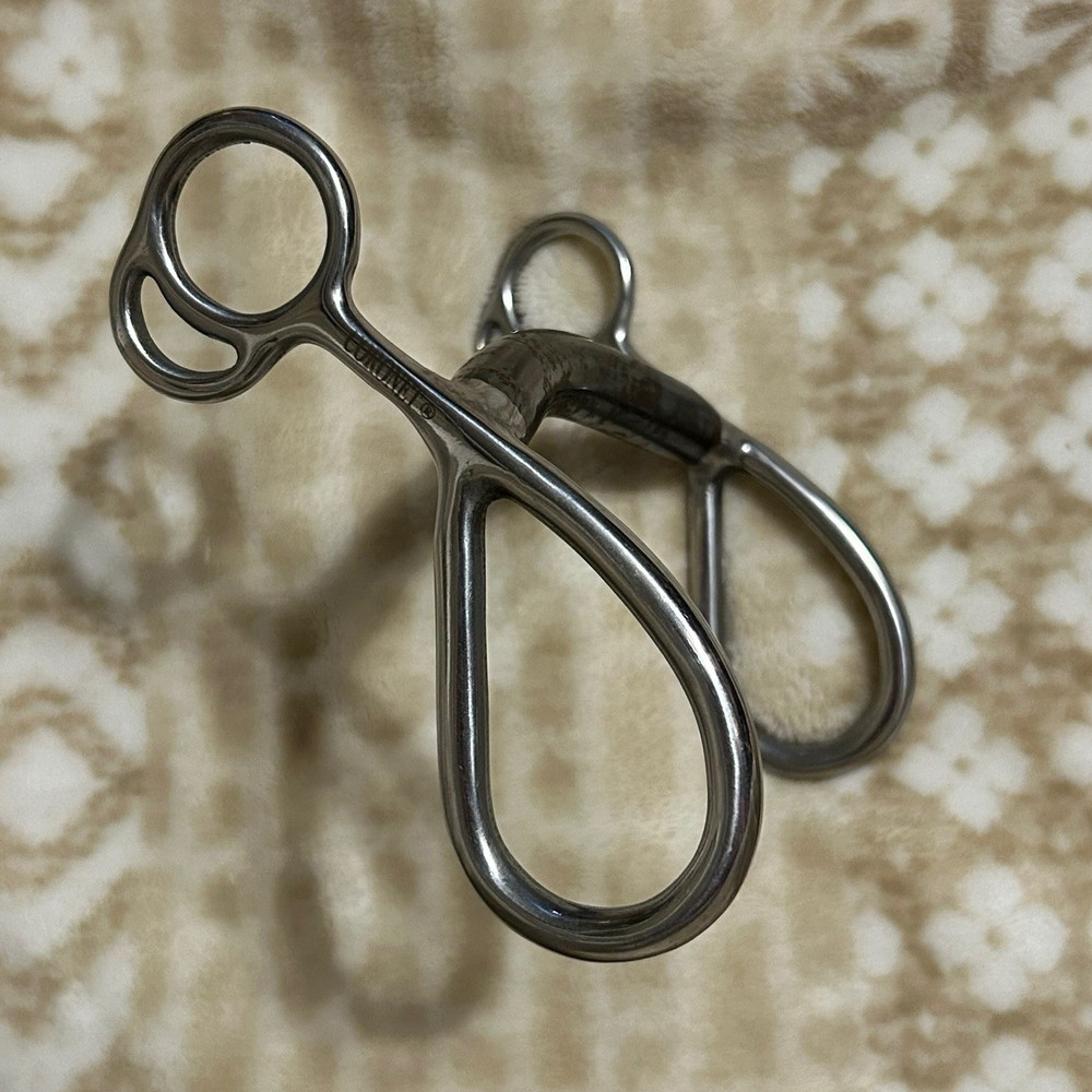 Short Shank 5” Coronet Curved Mouth Sweet Iron Tear Drop Curb Horse Bit