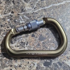 Black Diamond Pear Shape Aluminum Locking Carabiner 24kN/7kN Large 55714
