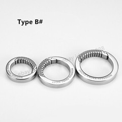 EDC Titanium Alloy Porable Keychain Ring Carabiner Key Belt Waist Hanging Buckle