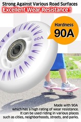 Double Up on Fun! 2-Pack of 68mm Light-Up Ripstik Wheels – No Batteries Required