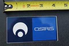 Osiris Skateboard Shoes Footwear Blue Circle Z29A Vintage Skateboarding STICKER
