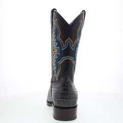 Dingo Trail Boss DI-108 Mens Black Extra Wide Leather Cowboy Western Boots
