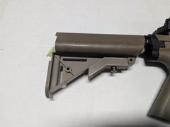 Airsoft BB Ripcord Airsoft Rifle Tan AEG 6mm BB Orange Tip