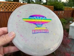 (New Listing) 175G PFN Thunderbird Rainbow Disc Golf Innova PDGA Splatter #3026