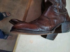 Dan Post Vintage Cowboy Boots Mens 7 1/2 Mens ,Spain, 3x Beaver