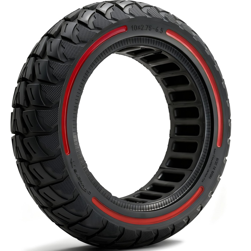 10×2.75-6.5 Solid Tire,70/65-6.5 Off-Road Tire for Emove Cruiser/Evercross H5…