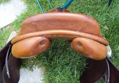 RARE CROSBY MILLER English Sofride Saddle-CENTENNIAL- 16.5″-GREAT! Cross Country