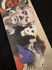 SUPER RARE F****** Awesome Embossed Devil FA Skateboard Deck 2016 Jason Dill