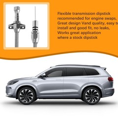 Transmission Dipstick Compatible with GM Chevy 4L80E 700R4 4L60E,Flexible Firewa