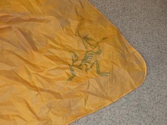 Arc’teryx Ion Rope Bag Lightweight Compact Climbing Tarp Bag Orange & Gray