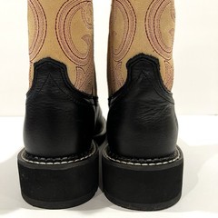 Ariat Fatbaby Heritage Western Cowgirl Boots Womens Size 6 Black Cream 10021464