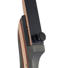 Archery 62″ Takedown Recurve Bow 20-50lbs Wooden Riser RH Hunting Carbon Arrows
