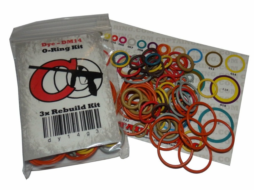 DLX Luxe X – Color Coded 3X Oring Rebuild Kit