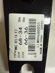 SANLIDA X9 25” ILF Riser (repainted)| WNS Delta F2 Limbs 68”- 34lbs