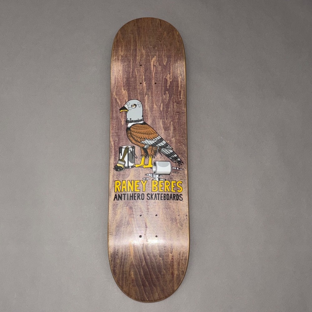 ANTI HERO RANEY BERES SKATEBOARD DECK 1st Pro Model Pigeon DLX 8.38 John Cardiel