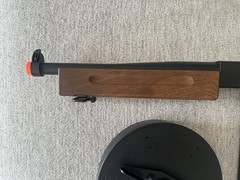 Thompson U.S. Model 1928 Electric Airsoft Rifle Drum Magazine Wood-Style