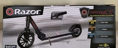 Razor Power A5 Black Label – 22V Lithium Ion Electric-Powered Scooter