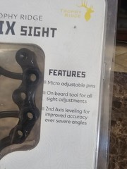 Trophy Ridge Fix Archery Bow Sight, Right Hand, 7-Pin 0.019