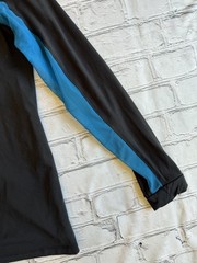 Tailored Sportsman Size Small Women’s Sun Shirt 1/4 Zip Black + Blue Barely Worn