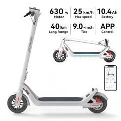 40KM 630W ELECTRIC SCOOTER ADULT LONG RANGE FOLDING ESCOOTER URBAN COMMUTER